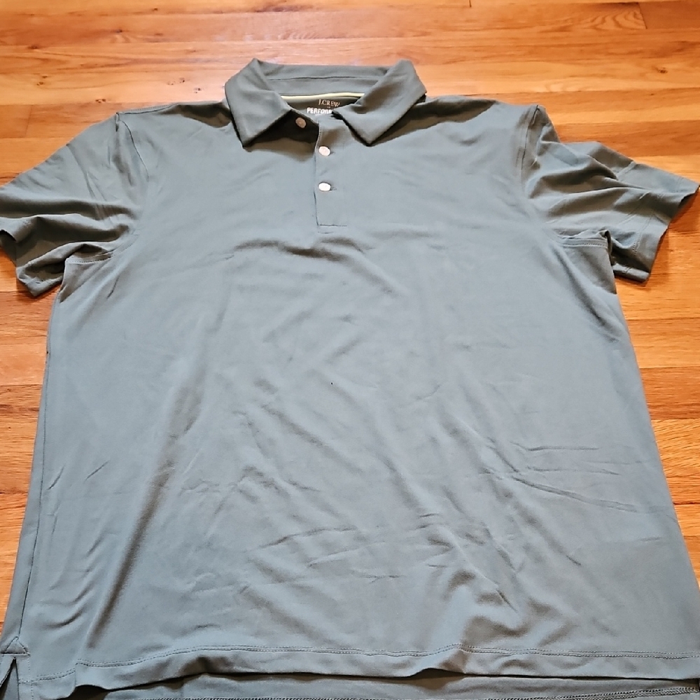 J. Crew Factory Men's Polo in Dusty Teal